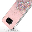 Pouzdro pro Xiaomi POCO X3 / X3 NFC, Glittery, růžové
