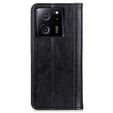Pouzdro pro Xiaomi 13T / 13T Pro, Wallet Litchi Leather, černé