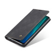 Pouzdro CASEME pro Xiaomi Redmi Note 8 Pro, Leather Wallet Case, černé