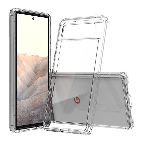 Pouzdro pro Google Pixel 6, Fusion Hybrid, průhledné