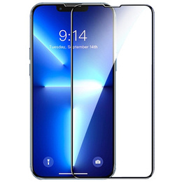 3D tvrzené sklo pro iPhone 14 Plus, černé