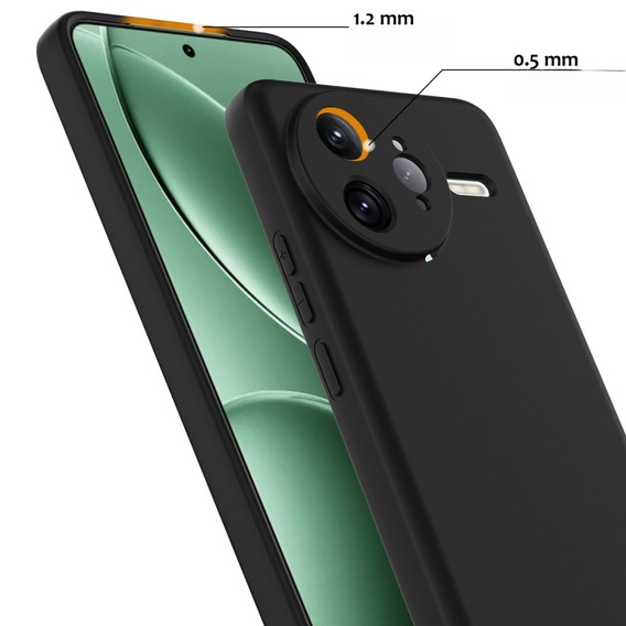 Pouzdro pro Xiaomi Poco F7 Ultra, Silicone MagSafe, černé