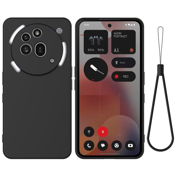Pouzdro pro Nothing Phone 3a Pro, Silicone Lite, černé
