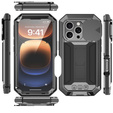 Pouzdro pro iPhone 16 Pro Max, R-JUST CamShield Slide, pancéřované, černé