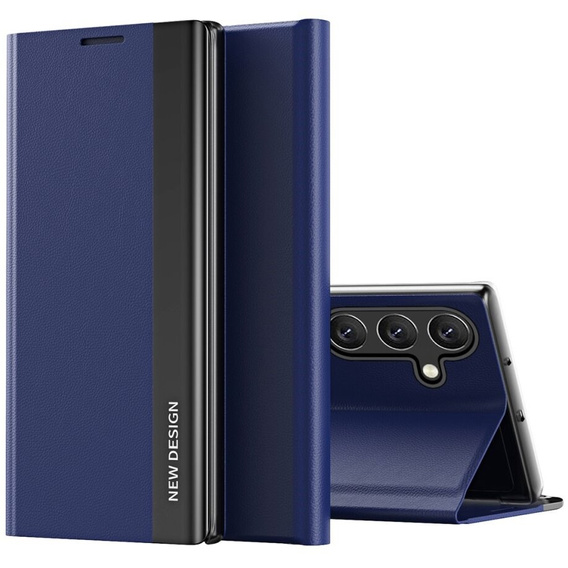 Klopové pouzdro pro Samsung Galaxy A35 5G, Side Magnetic, námořnicky modré