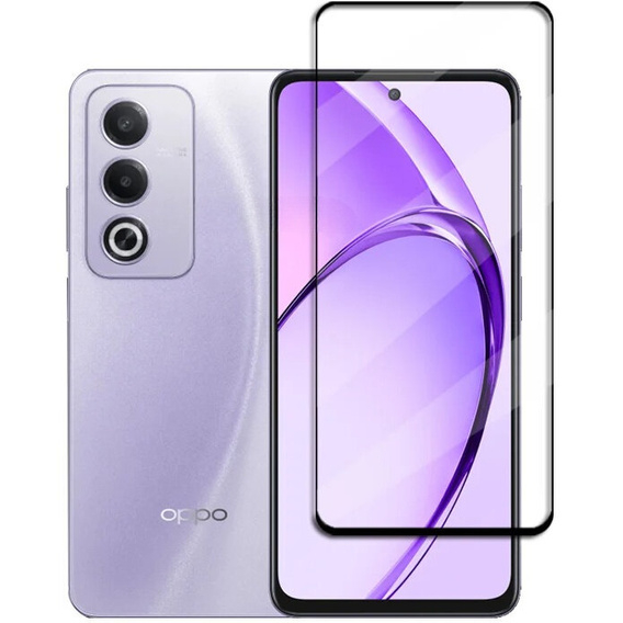 3D tvrzené sklo pro Oppo A80, černý rámeček