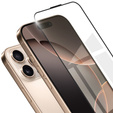 3D tvrzené sklo pro iPhone 16 Pro, černé