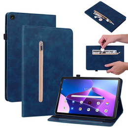 Pouzdro pro Lenovo Tab M10 10.1 Gen 3, Wallet Pen Slot, modré