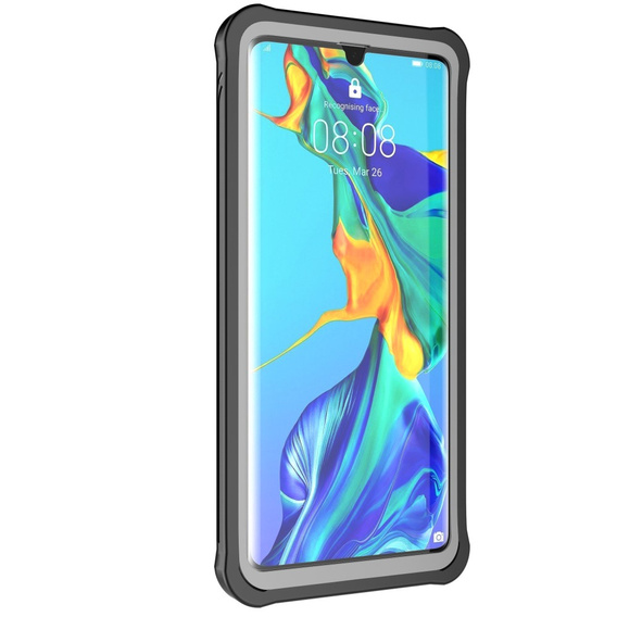 Pouzdro pro Huawei P30 Pro, Shockproof, s fólií, černé