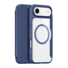 Pouzdro Dux Ducis pro iPhone Air, Skin X Pro, s klopou, pro MagSafe, tmavě modré