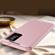 Flipové pouzdro pro Samsung Galaxy A56 5G, Smart View Wallet, růžové