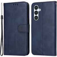 Klopové pouzdro pro Samsung Galaxy A54 5G, Leather Wallet, námořnicky modré