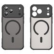 Matné pouzdro pro iPhone 17 Pro Max, pro MagSafe, s ochranou fotoaparátu, černé