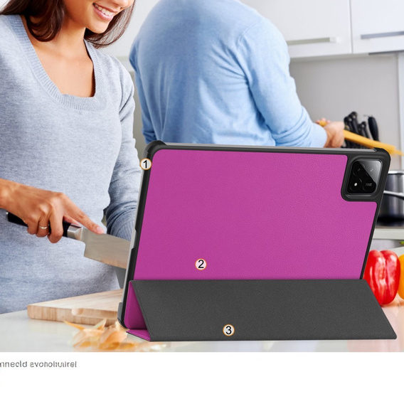 Pouzdro pro Xiaomi Pad 7 / Xiaomi Pad 7 Pro, Smartcase, fialové