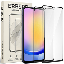 2x tvrzené sklo pro Samsung Galaxy A25 5G, ERBORD 3D pro celý displej