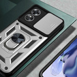 Pouzdro pro Oppo A17, CamShield Slide, stříbrné