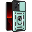 Pouzdro pro Xiaomi 13T / 13T Pro, CamShield Slide, zelené