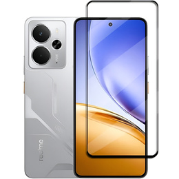 3D tvrzené sklo pro Realme 14 5G / Realme 14T 5G, černý rámeček