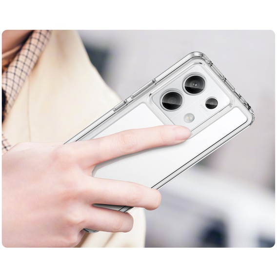 Pouzdro pro Xiaomi Redmi Note 13 Pro 5G, Fusion Hybrid, průhledné