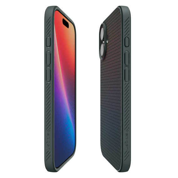 Pouzdro Spigen Liquid Air pro iPhone 17, Abyss Green