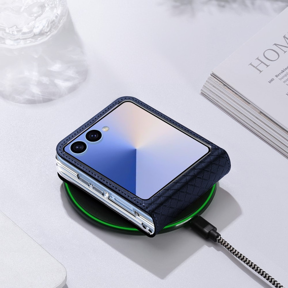 Pouzdro Dux Ducis pro Samsung Galaxy Z Flip7 5G, Bri, modré
