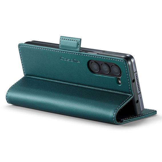 Flipové pouzdro CASEME pro Samsung Galaxy Z Fold6 5G, Litchi Wallet, zelené