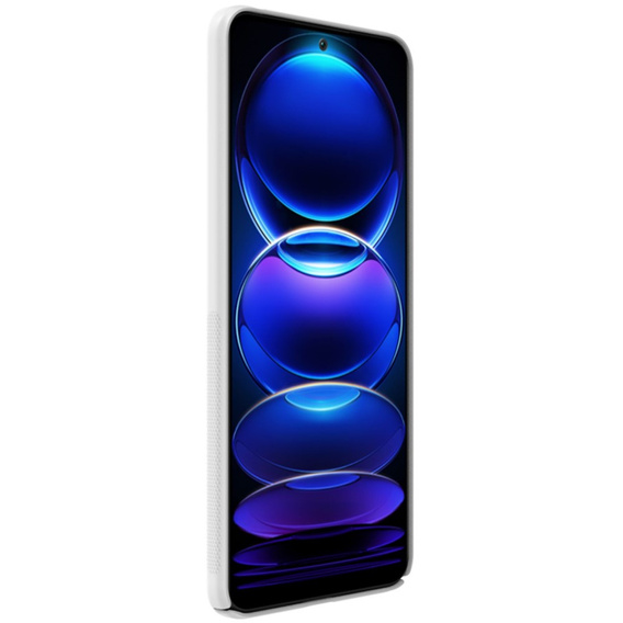 Pouzdro NILLKIN pro Xiaomi Redmi Note 12 5G / POCO X5 5G, Super Frosted Shield Case, bílé