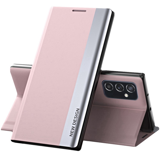 Klopové pouzdro pro Samsung Galaxy M23 5G / M13, Side Magnetic, růžové