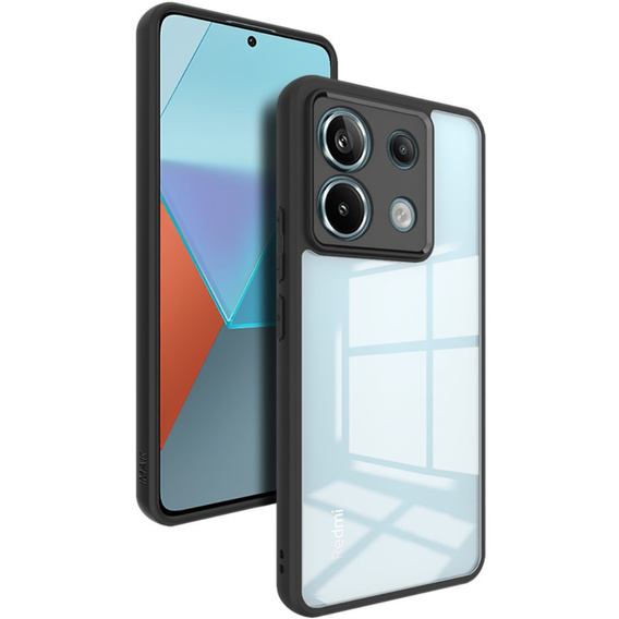 Pouzdro IMAK pro Xiaomi Redmi Note 13 Pro 5G, UX-9A Series, transparentní / černé