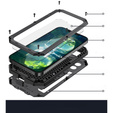 Pouzdro pro iPhone 13 Pro Max, R-JUST CamShield Slide, pancéřované, černé