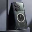 Pouzdro pro Realme GT 6 / 6T, s magnetickou fólií, transparentní / černé
