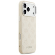 Pouzdro GUESS Peony Hot Stamp Script MagSafe pro iPhone 17 Pro Max