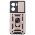 Pouzdro pro Xiaomi Redmi 13C / Poco C65, CamShield Slide, růžové rose gold