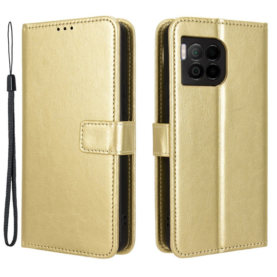 Klopové pouzdro pro T Phone 2 Pro 5G, Crazy Horse Wallet, zlaté