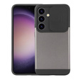 Pouzdro pro Samsung Galaxy S24, ERBORD CamProtect Slide Camera, šedé gunmetal