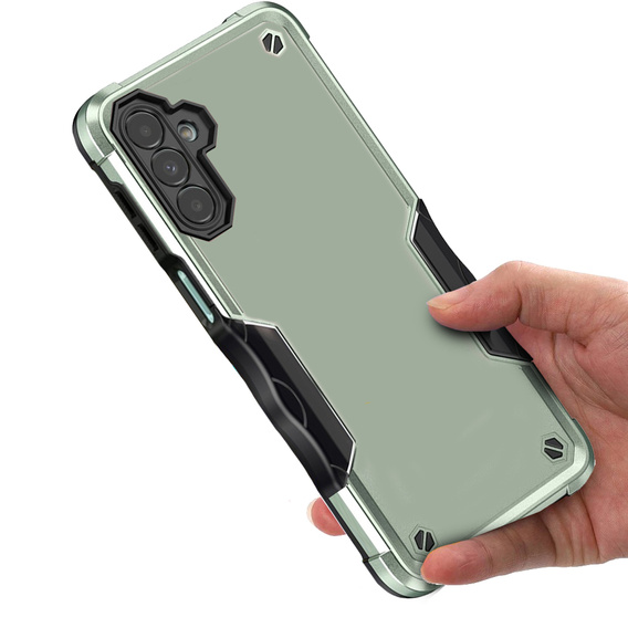 Pancéřové pouzdro pro Samsung Galaxy A14 4G/5G, Dual-Layer, zelené