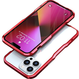 Pouzdro LUPHIE pro iPhone 13 Pro, Armor Bumper, červené