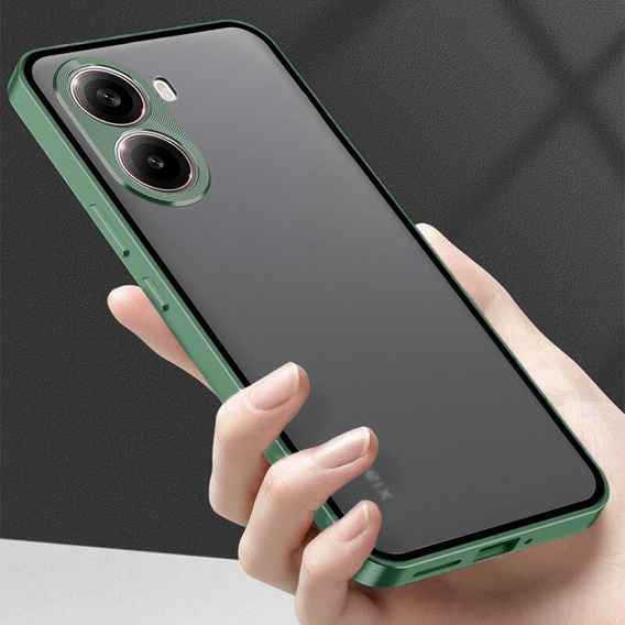 Pouzdro pro Xiaomi Poco X7 Pro 5G, Frame Case, zelené
