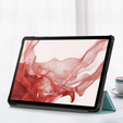 Pouzdro pro Samsung Galaxy Tab S9 Plus, Smartcase s prostorem pro stylus, zelené