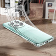 Pouzdro pro Xiaomi Redmi Note 14 Pro 5G /  Poco X7 5G, Erbord Dropproof, průhledné + sklo