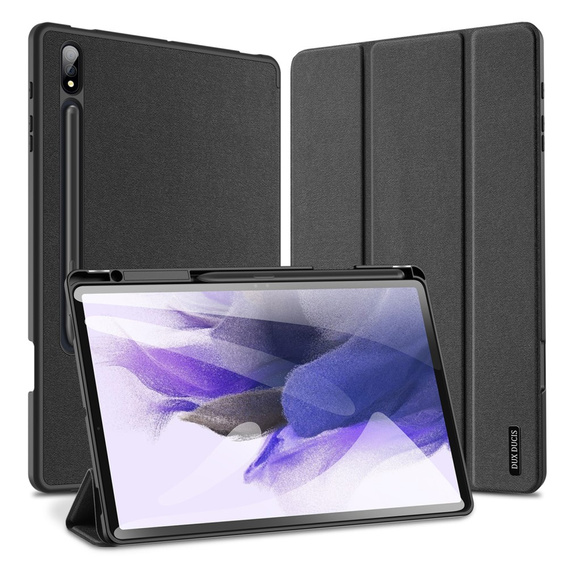 Pouzdro pro Samsung Galaxy Tab S9+ 12.4", Dux Ducis Domo, černé