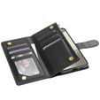 Pouzdro s klopou pro Samsung Galaxy S25 Edge, Rhombus Crossbody Leather, černé