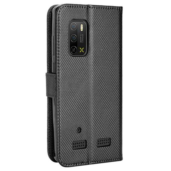 Klopové pouzdro pro Ulefone Armor X10 / X10 Pro, Wallet Smart Magnet Case, černé