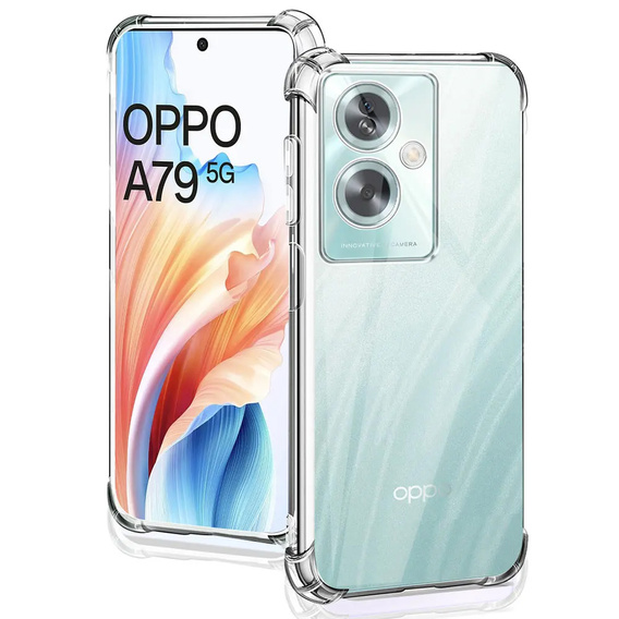 Pouzdro pro Oppo A79 5G, Dropproof, průhledné