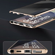 Pouzdro pro Samsung Galaxy S25 Ultra, Privacy Dual Glass, zlaté