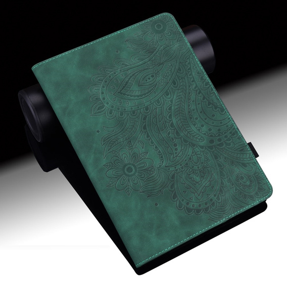 Pouzdro s klopou pro Xiaomi Redmi Pad SE 11", flower, zelené