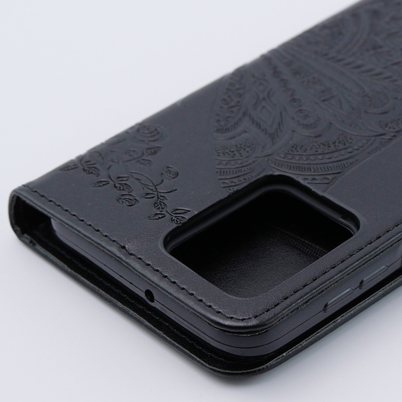 Klopové pouzdro pro Motorola Moto G54 5G, Butterfly, černé