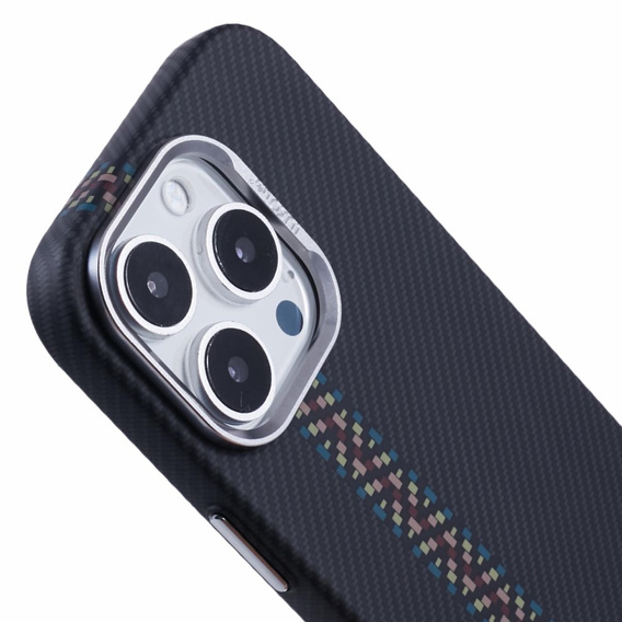 Pouzdro pro iPhone 16 Pro, Carbon Fiber MagSafe, černé