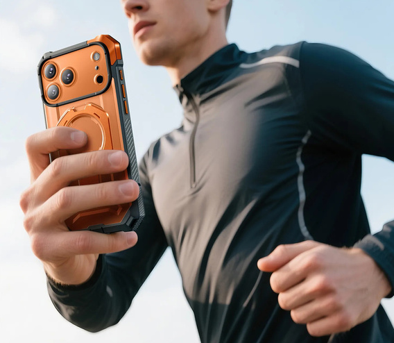 Pouzdro Supcase Unicorn Beetle Grip Mag s kroužkem MagSafe pro iPhone 17 Pro