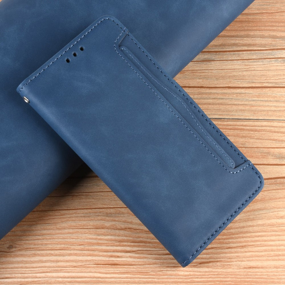 Klopové pouzdro pro Honor 400 Lite, Card Slot, námořnicky modré